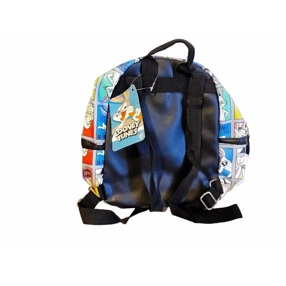 NWT Warner Bros. Looney Tunes Bugs Bunny Mini Backpack w/Coin Pouch 10.5" - Picture 2 of 4